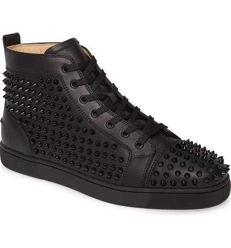 christian louboutin men's studded shoes.